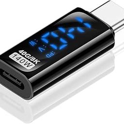WISTAR PD 140W Type C to Type C Adapter Digital Display OTG 40Gbps High Speed Transfer 8k@60Hz Screen Transmit Charging USB C Converter-image-1