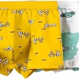 Dorakitten Boy Boxer Brief Cotton 3 Pairs Car Pattern Breathable Stretch Fashion Elastic Modern Trunk Boxer Sport-image-11