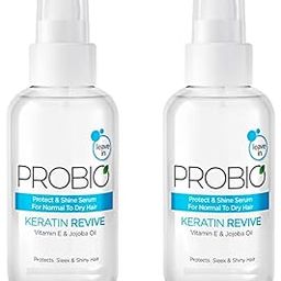 PROBIO Keratin Revive Shine Serum 110 ml | No Sulphate | No Paraben | No SLS | No SLES | with Jojoba Oil | UV-Protect Formula || PACK OF 2 ||-31