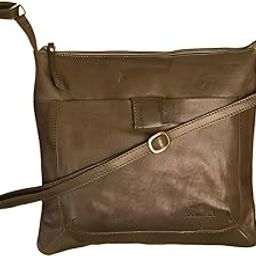 Leather Cross Body Bag with Strap for Women Travel and Mens, Genuine Leather Sling Bag For Travel Women Stylish Girl Teens, Unisex Sling Bag For Office, Teenage Girls, College-image-18