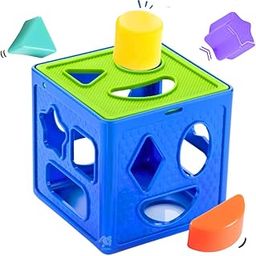 Storio Premium Shape Sorter Cube|Learning&Educational Shape Sorter Toys for Kids Activity|Recognition Game|Sorting&Stacking Toys for Toddlers and Preschoolers|Baby Gift for Toddlers,Multicolor-2