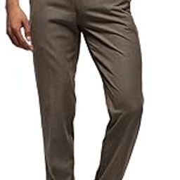 Men 4 Way Stretch Wrinkle Free Slim Fit Formal Trouser with 2 inch Flexible Waistband | Men's Trousers for Office or Party-picture-50