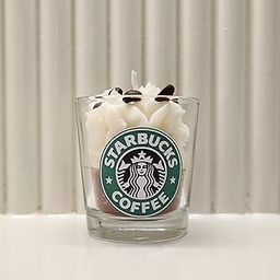 Happishades Decorative Whipped Star Bucks Coffee Scented Candle, Rich Aromatic Coffee Fragrance Candles for Home, Aromatherapy & Gifting | Valentines & Festive Gift, Non Toxic, Vegan - 50 Grams-image-79
