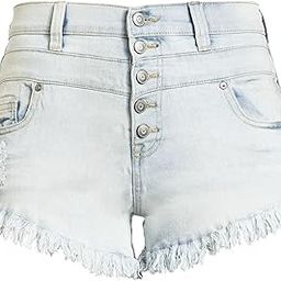 Women Trendy High Rise Denim Shorts (XXS, Ice Blue2)-image-39