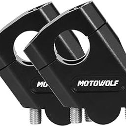 CLUB BOLLYWOOD®Universal Motorcycle Aluminum Handle Bar Riser Bar Mount Bracket Black 22mm| Motors | Parts & Accessories |1 Pair Handlebar Riser Bar Mount (Right + Left)-10