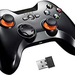 PSS PC Wireless Controller Joystick Gamepad Dual Vibration Gaming Controller X-inpu/d-input for PC/Android/PS3/TV BOX/Set Top Box/Tablet With 2.4Ghz Dongle-image-66