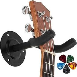 Guitar Hanger for Wall Mount Hanger | Guitar Wall Hanger/Mount/Holder/Hook/Stand/Rack for Acoustic/Electric/Bass Guitars, with Fittings/Accessories with 5 Picks (Pack of 1)-30