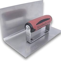 MARSHALLTOWN The Premier Line 170SSD 8-Inch by 4-Inch by 4-Inch DuraSoft Handle 90 Degree Stainless Steel Inside Step Tool-image-46