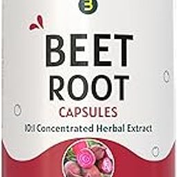 Beet Root Capsules 500mg | Natural Beet Root Concentrated 10:1 Extract Powder (Beta vulgaris) | 100% Pure, Non-GMO & Gluten Free Formula | Extra Strength Herbal Supplement - 120 Count-28