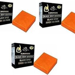 Movitronix™K Brothers Black Soap Original (50 g)- Pack of 3 - thailand product-image-83
