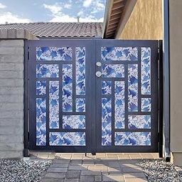 MAHIRA UV Resistant Polypropylene Gate Sheet | Grill Sheet | Gate Covering Sheet | Balcony Safety Sheet | Privacy Sheet, Printed Floral Design (4 ft x 15 ft)-picture-21