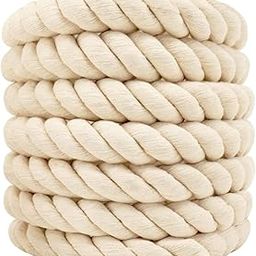 VNQ 1 INCH Thick Strong Rope for Hanging Craft Climbing Swing Tug of War Gym Decoration Nautical, Landscaping, Railings, Hammock ETC (20 FEET)-29