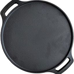 TRUST INDIA Pre-Seasoned Cast Iron Tawa for Dosa/Chapathi/Roti | 29 cm, 2.7kg| Gas & Induction Stove-Friendly | Non-Stick, Pre-Seasoned Tawa, Long Lasting & Toxin-Free, No Chemical Coating, Black (2)-22