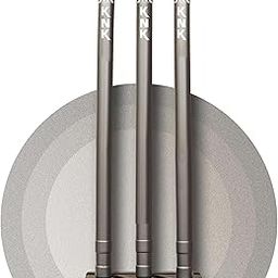 Generic Sports Kit I Cricket Stump, Plastic Wickets (Silver)-image-12
