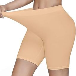 Women's Nylon Spandex High Waist Seamless Cycling Shorts/Biker Shorts/Boyshort Panties/Under Skirt Shorts/Slip Shorts/Running Shorts/Workout Shorts for Yoga (Size - XX Large)-picture-28