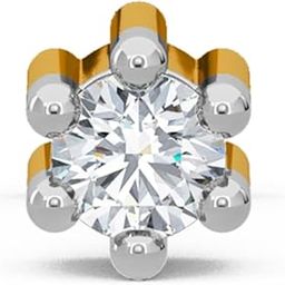 Real Gold & Diamond Nose Pin for Women-picture-22