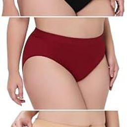 Women's Padded Seamless Cotton Panty | Soft Breathable Quick Dry | No Marks Waistband Pack of 1-image-68