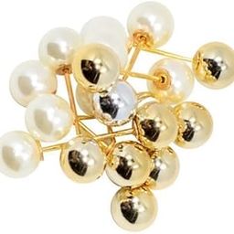 CALANDIS™ 2x10 Pieces Double Shining Pearls Brooch Pin Buckle For Clothes 10x35 mm | Pins & Brooches | Fashion Jewelry-image-72