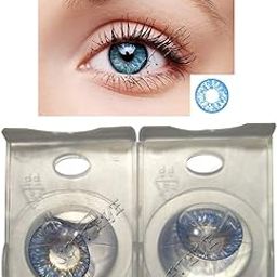 Soft Eye Sky Blue Monthly Color Contact Lens (Zero Power, Sky Blue)-image-42