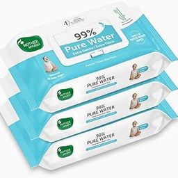 Mother Sparsh 99% Pure Water Baby Wipes, Pack of 3 (40 X 3 Wipes) | Travel Friendly Pack made with Plant Based Fabric-image-24