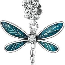 Butterfly dragonfly cat charm for bracelet cute animal collection bead and charm for women girls 925 sterling silver pendant & dangle charm jewelry for bracelet and necklace..-picture-22
