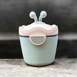 CRADLEVE Baby Milk Powder Storage Box with Spoon and Leveler | BPA-Free Portable Baby Food Container | Multi-Functional Milk Powder, Snack & Fruit Box for Newborns Toddlers (Green)-image-61
