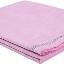 Men's Big Pana 1.6 m Self Design Slub Cotton Shirt Fabric (Pink, Free Size)-image-18