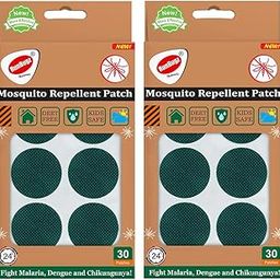 RunBugz Mosquito Repellent Patches For Babiay & Adult - 30 Patches Green - Pack of 2 -|12-Hour Protection| DEET-Free, Citronella & Lemongrass Oil| Protects from Dengue, Chikungunya & Malaria-11