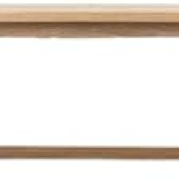 Mahi Wood Mart Orville Solid Oak Wood Extension Dining Table - Modern Farmhouse Rectangular Kitchen Table with Trestle Base, Natural Finish, 6-10 Seater-15