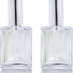 Hunky Dory 15ml Empty Clear Glass Delicated Perfume Decant Spray Bottles with Metally Pump and Black Cap For DIY Perfume, Essential Oils, Rose Water, Travel Use(Pack of 2) (Pack of 2)-31
