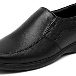 Men's Genuine Real Leather Moccasin Formal Shoes-image-7
