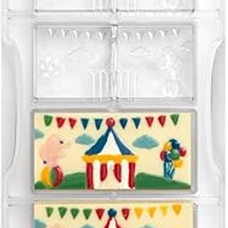 DECORA Circus Bar Chocolate Mould, Polycarbonate 15 x 8 x 3 cm-image-29