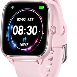 Fitness Tracker Answer/Make Calls, Smart Watch with Blood Pressure, Blood Oxygen, 24/7 Heart Rate Monitor, 120+ Sport Mode Activity Tracker, Waterproof Sleep Tracker for Women Men (Pink)-image-81