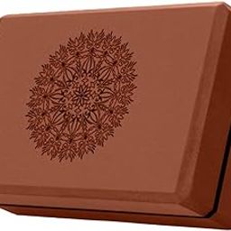 THE STYLE SUTRA Yoga Block Lightweight Soft Yoga Brick for Building Meditation Home Gym Coffee-image-7