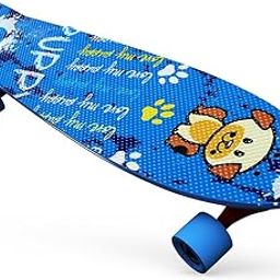 Cockatoo PVC Skateboard | Anti-Skid Board with 608Z High Precision Bearings | Ideal for All Skill Levels (17 X 6 Inch)-image-54
