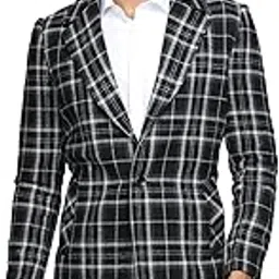 dlanxa Men Casual Winter Wear Check Coat-picture-8