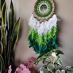 UVID Premium 10INCH Green Wreath Dream Catcher for Home Decor,Wall Hanging and CAN BE Used AS A Gift-image-95