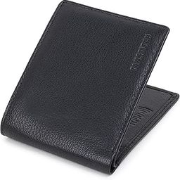 Slim Leather Wallet || Small,Compact,Minimalist & Thin Wallet || RFID Protected (Color-Black)-image-86