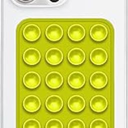 Bold Byte Phone Holder Suction Phone Case | Suction Phone Case, Anti-Slip Silicone Sticky Pads, Multipurpose Hands-Free Mount for Selfies, Videos, Shower, Car Dashboard (Yellow)-image-63