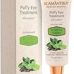 Puffy Eye Treatment Instant results – Naturally Eliminate Wrinkles, Puffiness, Dark Circle and Bags in Minutes – Hydrating Eye Cream w/Green Tea Extract, Dead Sea Minerals by SEAMANTIKA – .8 oz-picture-42