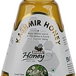 Bharat Honey Agmark Grade 'A' Small Bee Kashmir Honey, 500 Grams - NMR Tested with No Added Sugar-image-46