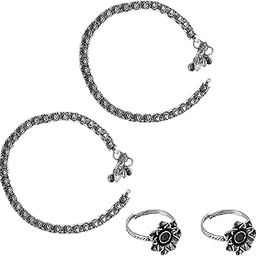 Niru Set Of Anklet and Toe Ring-46