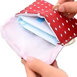 MAPPERZ Plastic Sanitary Napkin Pouch Holder for Women - Travel Friendly Water-Proof Storage Organizer for Pads - Handbag (Pack of 1, Multicolor)-picture-26
