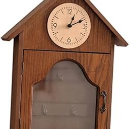 Key Holder Wall Mounted Ornament Key Hanger for Farmhouse Apartment Entryway House Shape-picture-26