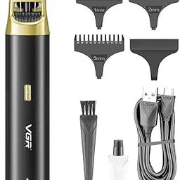 VGR V-957 Professional Rechargeable cordless Hair Trimmer with Stainless steel Blades, USB Charging cable, 3 Guide Combs for men Runtime: 200 mins, 1200 mAh Li-ion Battery, Black-29