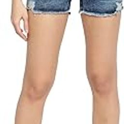 Women's Dark Blue Distressed High Rise Denim Shorts-Unleash Your Casual Glamour with The-image-25