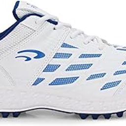 Pro ASE Lightweight Cricket Shoes - Durable & Comfortable | Ideal for Turf, Ground & Hard Surfaces | Allrounder Design with Studs & Superior Grip | White, Blue, Orange-picture-54