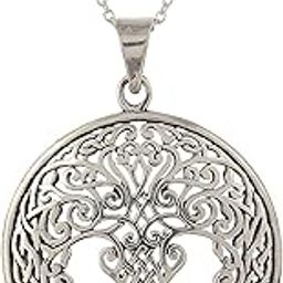 Silvertree925 Tree of Life Unisex Pendant in Pure Sterling Silver (ST707)-12