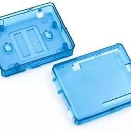 Transparent Blue ABS Plastic Case for UNO R3-image-2