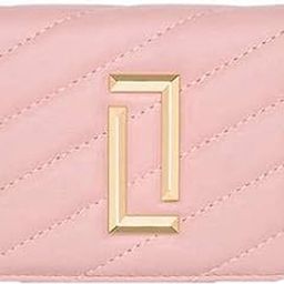 Luxe Women's Diagonal Flap Quilted Small Zip Wallet |Ladies Gift-55